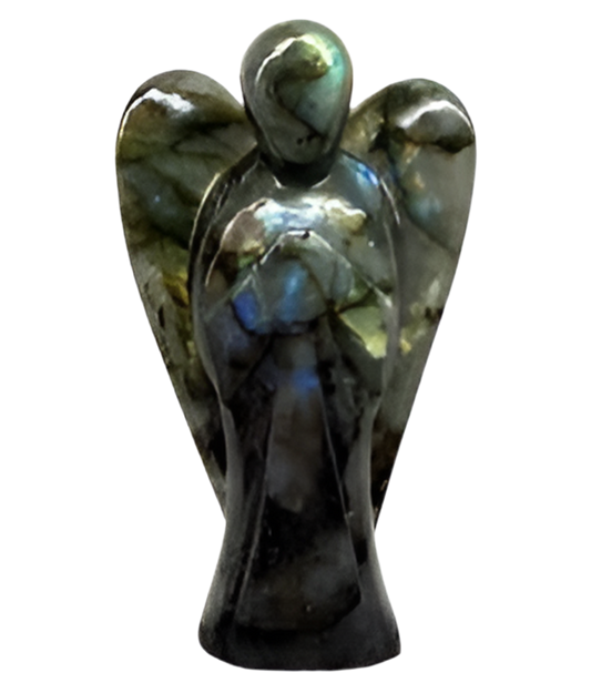 Labradorite Angel Carving