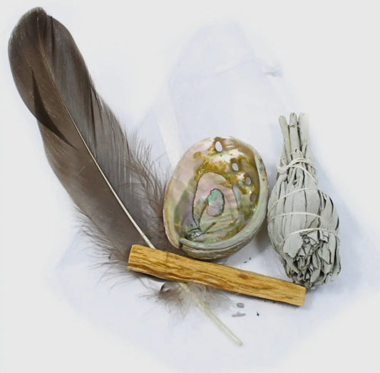 Sage Smudging Kit for spiritual cleansing and protection"