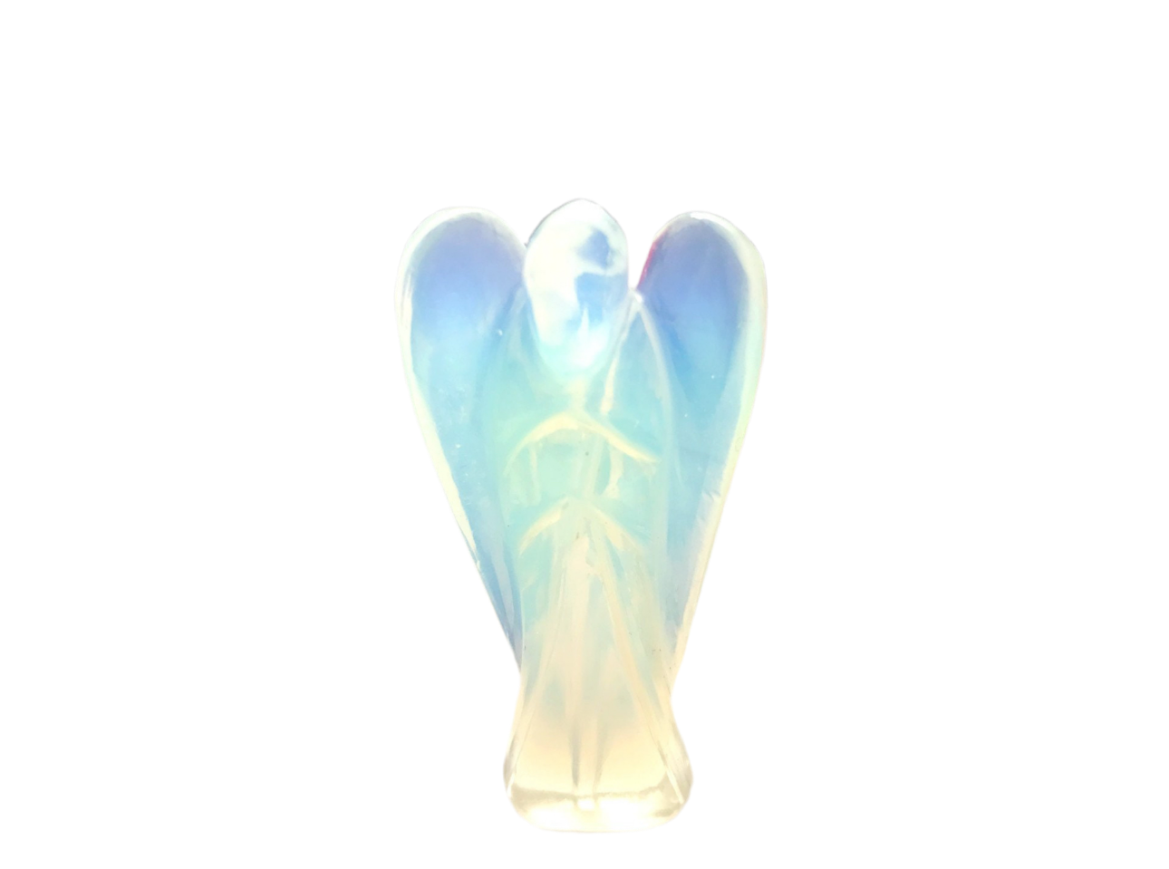 Opal angel carving