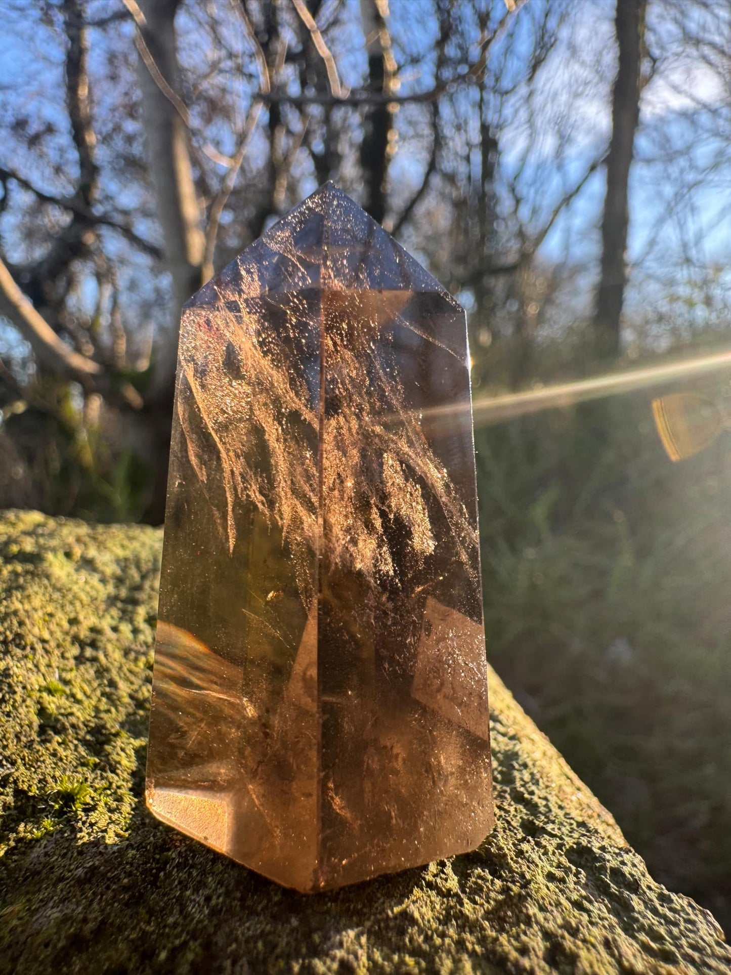 Smoky Quartz Polished Tower