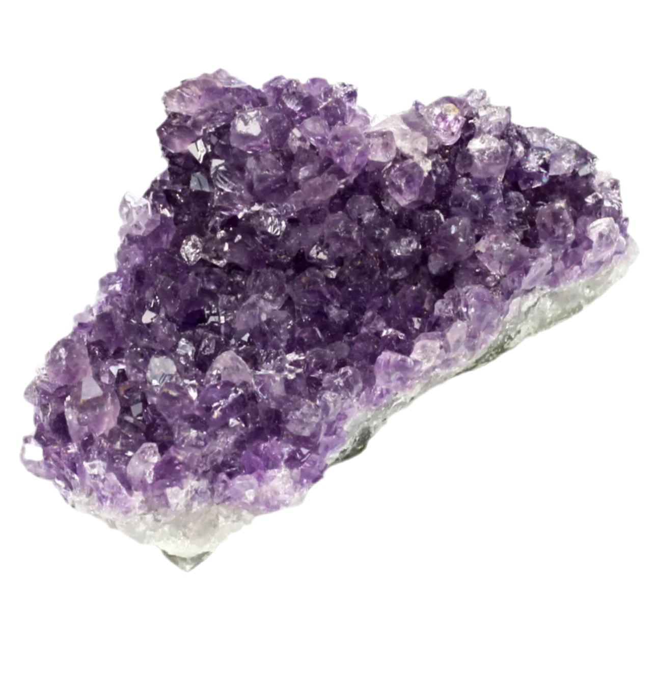 Amethyst crystal with deep, vibrant colour