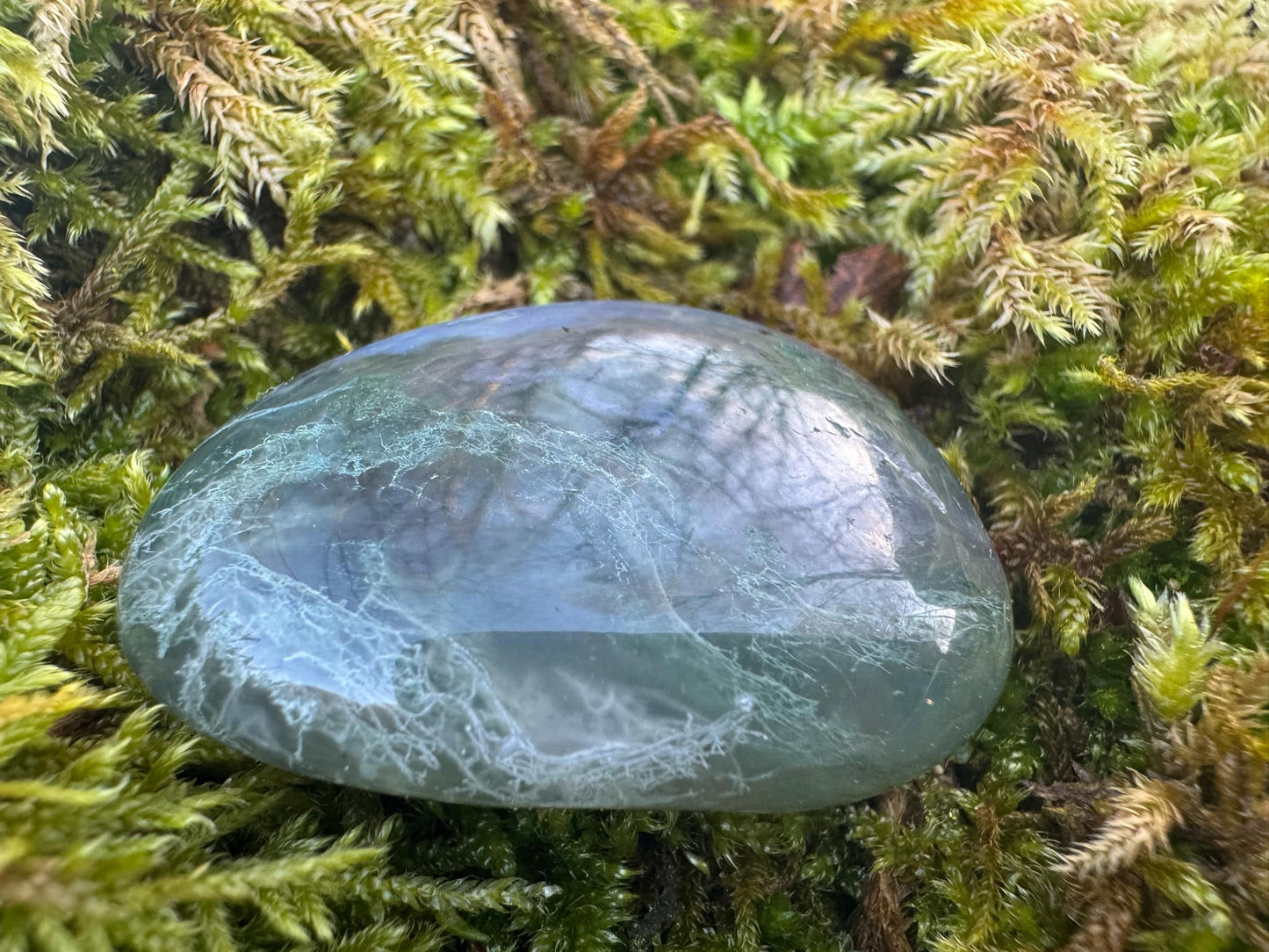 Moss Agate Tumblestone