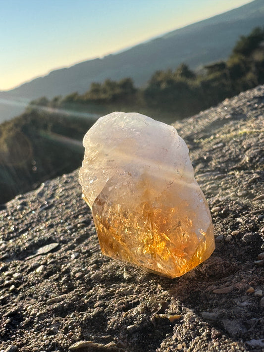 Citrine Crystal Points