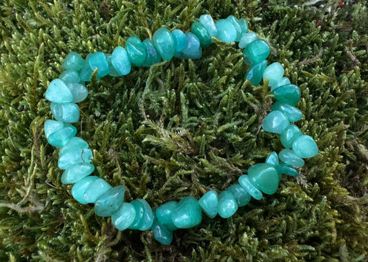 Green Aventurine Stone Chip Bracelet