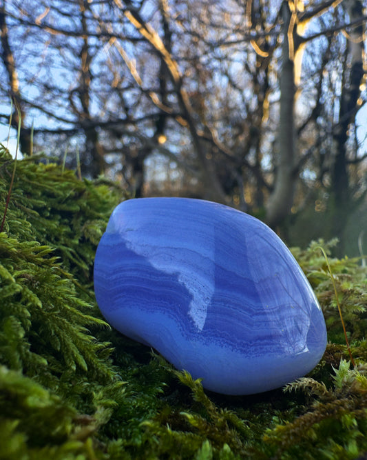 Blue Lace Agate Tumblestone