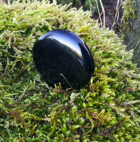 Black Obsidian Worry Stone