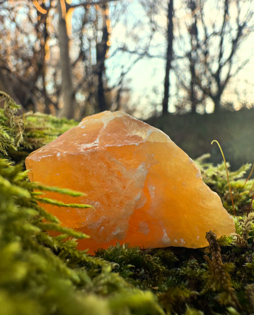 Orange Calcite Healing Crystal