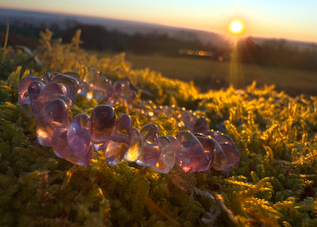 Ametrine Stone chip Bracelet