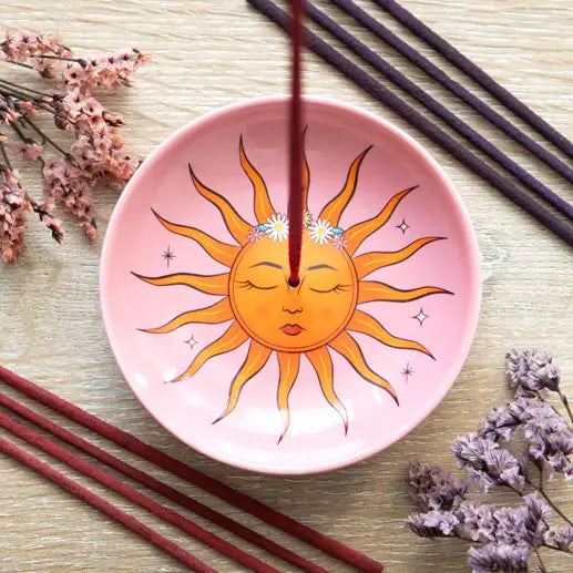 The Sun Celestial Incense Holder Plate